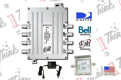 100% NEW SW44 Multi-Dish Switch Kit For Bell Express VU / Dish Network / DirecTV • $19.98