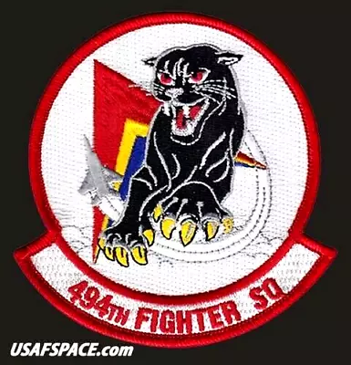 USAF 494TH FIGHTER SQ -F-15E-Strike Eagle-RAF Lakenheath UK- ORIGINAL VEL PATCH • $9.95