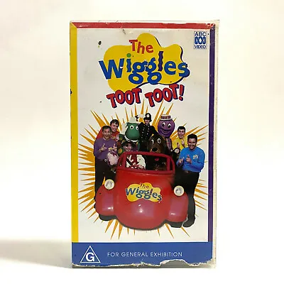 THE WIGGLES Toot Toot VHS Movie 1998 Retro Good Condition - AUS SELLER • $35
