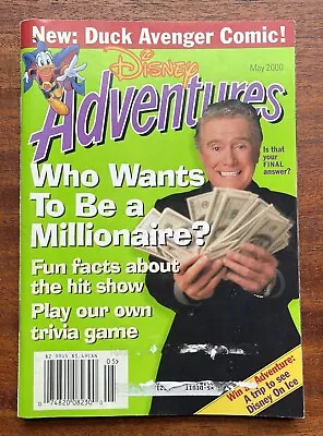 $19.99 • Buy DISNEY ADVENTURES MAGAZINE May 2000 POKEMON Regis Philbin Duck Avenger Pinocchio