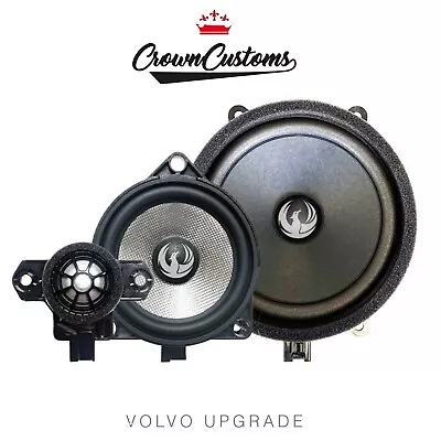 Volvo Xc60 Speaker Upgrade 3 Way Component Car Audio Door Speakers Phoenix Gold • £469