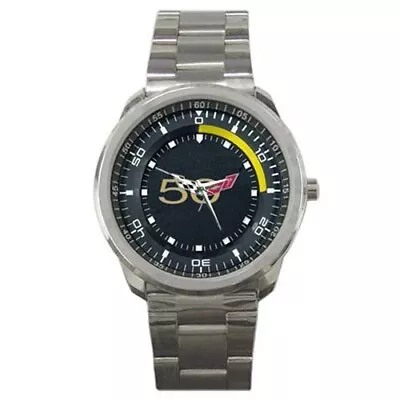 Chevrolet Corvette 50th Anniversary Edition Logo Sport Wristwatch • $17.50