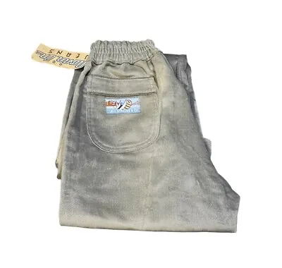 Vintage NOS 70s Levi's Movin' On Gray Velvet Velour Men’s 35x36 Bell Bottoms USA • $94.95