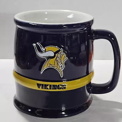 Minnesota Vikings NFL Football 3D Helmet Logo Large Coffee Mug 4 1/8  Tall 15oz • $15.95