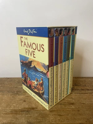 £5.99 • Buy The Famous Five - 7 Exciting Adventures Boxset Of Books 2-7 - Enid Blyton