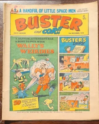 £3 • Buy Buster And Cor!! Comic (1974) November 2nd, Fair