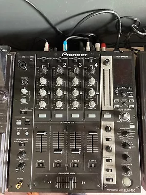 £750 • Buy Pioneer DJM-750K 4 Channel DJ Mixer With Original Box, Cables & Decksaver