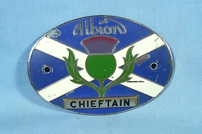 Vintage   Commercial Albion  Chieftain  Vehicle  /  Lorry  Badge • £34.99