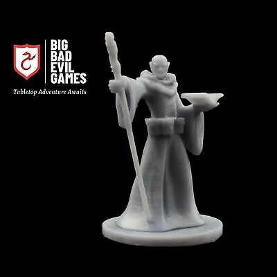 £5.50 • Buy Half Orc Wizard Miniature | Resin D&D Hero At 28mm Or 32mm Scale