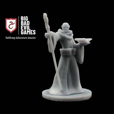 Half Orc Wizard Miniature | Resin D&D Hero At 28mm Or 32mm Scale • £5.50