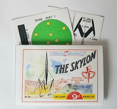 Micromodels THE SKYLON Festival Of Britain 1951 Micro New Models Card Model Kit • £4.95