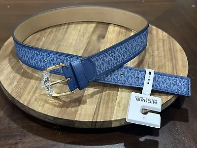 Michael Kors Logo Navy Blue Women’s Small Belt • $38