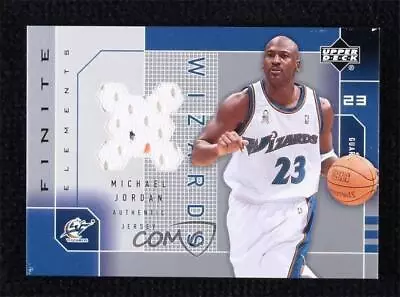 2002-03 Upper Deck Finite Elements Jerseys Patch Michael Jordan #MJ-J HOF • $71