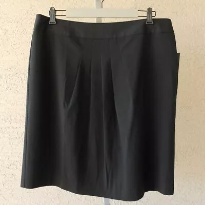 MOSSIMO SUPPLY Co. Essential Black Skirt Size 14/L Career Fully Lined • $18