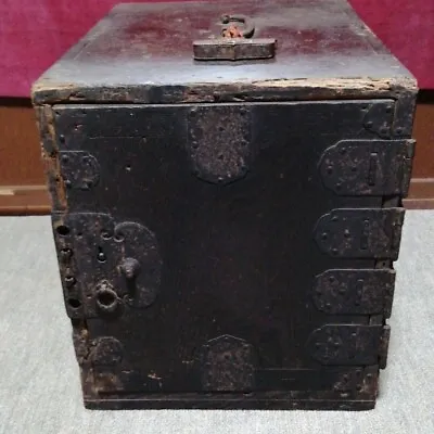 $706.98 • Buy Japanese Antique FUNA-TANSU DANSU Safety Box Zelkova Chest Of Drawers Edo Meiji