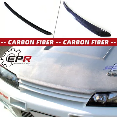 For Nissan R32 Skyline GTS GTR Nis Style Carbon Fiber Bonnet Hood Lip Exterior • $180.43