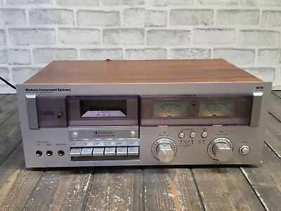 Vintage MCS Modular Component Systems 3552 Stereo Cassette Deck Wood Grain • $39.99