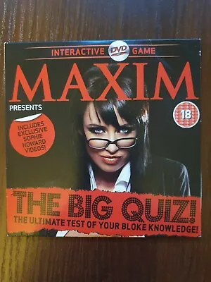 MAXIM PRESENTS THE BIG QUIZ! Interactive DVD Game • £9.60