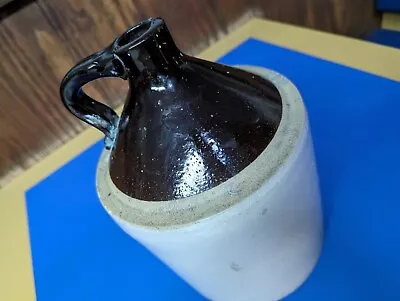 Antique Vintage Gallon Two Tone Crock Jug Stoneware • $5.99