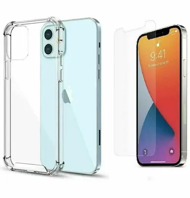 $7.90 • Buy For IPhone 14+ 13 12 11 Pro Xs Max 8 7 6s Case Hybrid Acrylic CLEAR Tough Cover