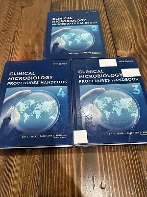 Clinical Microbiology Procedures Handbook Volumes 2-4 Only Missing 1 & 5 • $97.49