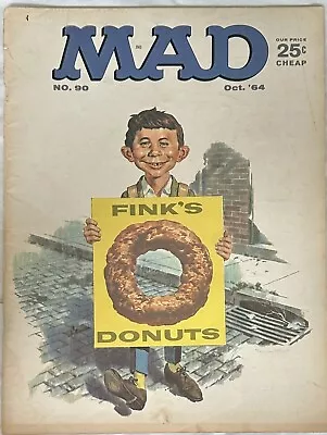 MAD MAG:  No.90 October 1964; Good +++ In Coltr SLV  Free Ship • $12.90