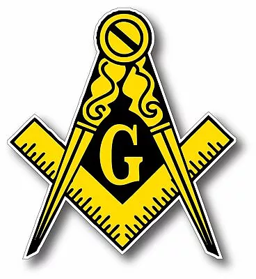 Masonic Freemason Logo Decal Sticker 3m Us Truck Bike Helmet Vehicle Window Wall • $12.99