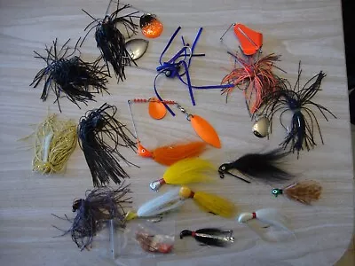 16 Vintage Spinner Baits/bucktail Jigs-salt Water/muskie/walleye/bass • $1.99