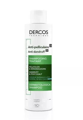 Vichy Dercos Anti Dandruff Shampoo For Oily & Itchy Scalp 200ml • $17.99