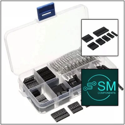 $17.30 • Buy 310Pcs Male+Female 1-8 Pin Dupont Wire Jumper And Header Connector Housing Kit