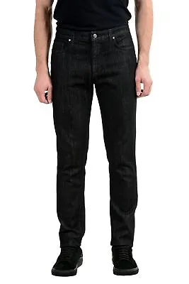 Versace Collection Men's Dark Gray Stretch Straight Leg Jeans • $119.99