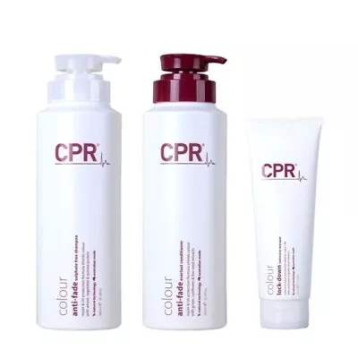 $78.99 • Buy VitaFive CPR COLOUR Anti-fade SHAMPOO+CONDITONER 900ML + MASQUE 180ml Vita 5