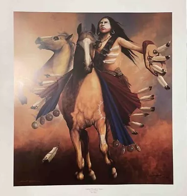 JD Challenger Calling Thunder's Vision  Lithograph  • $400