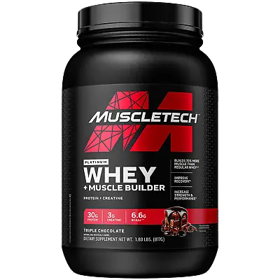  Platinum Whey Plus Muscle Builder Protein Powder 30g Protein • $19.91