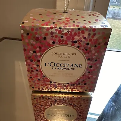 L’Occitane En Provence Festive Ornament With Sampler Lotion Soap Cream Box • $15.99