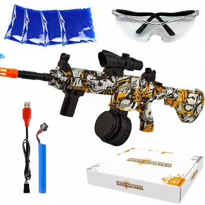 Electric M416 Gel Ball Blaster Gun Automatic Firing W/ 40000 Gels • $29.99