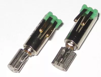 2 X Pager And Cell Phone Vibrating Micro Motor - 1V To 3V DC - 0.05 Oz • $7.95