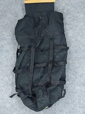 US Military Surplus Stuff Sack Tennier Black MSS 9 Strap Bag 8465-01-445-6274 • $21.50