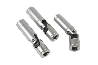 Slim Line Thin 8mm 9mm 10mm Glow Plug Sockets Uj Flexi Joint 1/4  Ll • £19.74