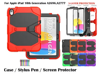 For Apple IPad 10th Generation 10.9  Heavy Duty Shockproof Survivor Case Cover • $27.99