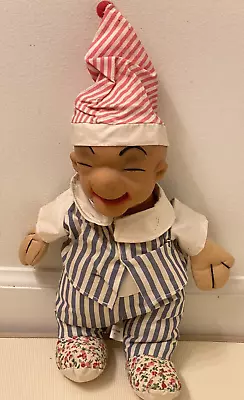 Vintage 1989 Mr. Magoo Multi Color Plush Doll 13  Vinyl Head TV Cartoon • $20.95