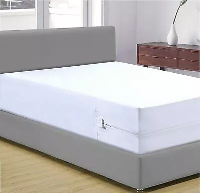 £13.49 • Buy ANTI BED BUG Zipped Mattress Cover Protector Total Encasement Double & King Size