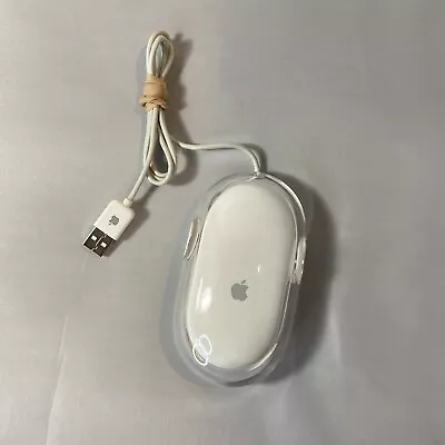 OEM Apple Macintosh Pro Mouse M5769 White Clear USB Wired Optical Tested Working • $10.99