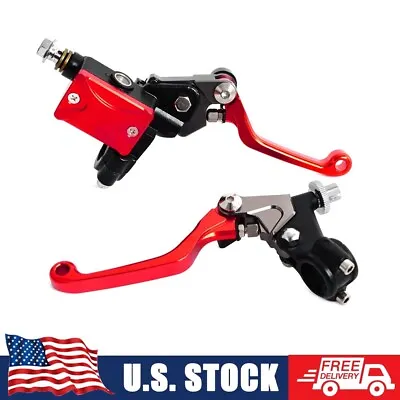 7/8  Hydraulic Brake Cable Clutch Lever For Honda CRF150R 250R 450R CR125R/250R • $46.99