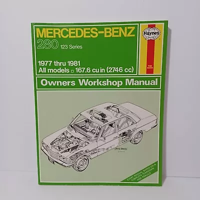 Mercedes Benz 280 123 Series Haynes Manual • $45