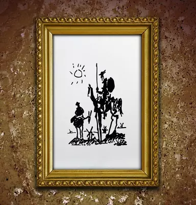 LARGE POSTER Pablo Picasso - Don Quixote - Wall Art Print 36x24 • $24.99