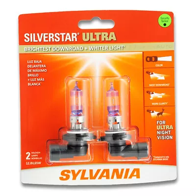 Sylvania SilverStar Ultra - 2 Pack - 9005SU Light Bulb Fog Daytime Running Lm • $44.75