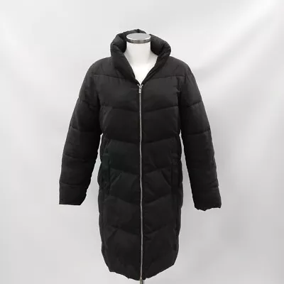 Jaeger Puffer Coat UK 8 Black Womens RMF53-LW • £4.99