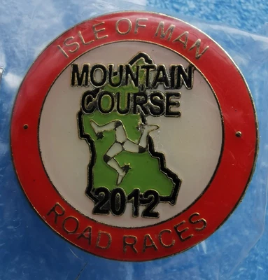 £4.99 • Buy  Isle Of Man Tt 2012  Mountain Course Road Races  Badge    New...