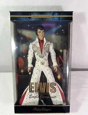 Mattel Barbie Elvis Presley  White Eagle Jumpsuit  Timeless Treasures Doll 2000 • $153.73